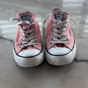 Converse Pink Canvas Sneakers
